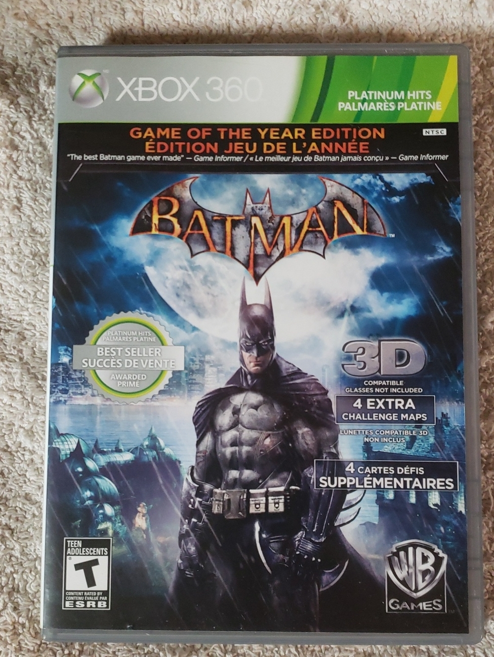 "Batman: Arkham Asylum" Game of the Year Edition - Xbox 360